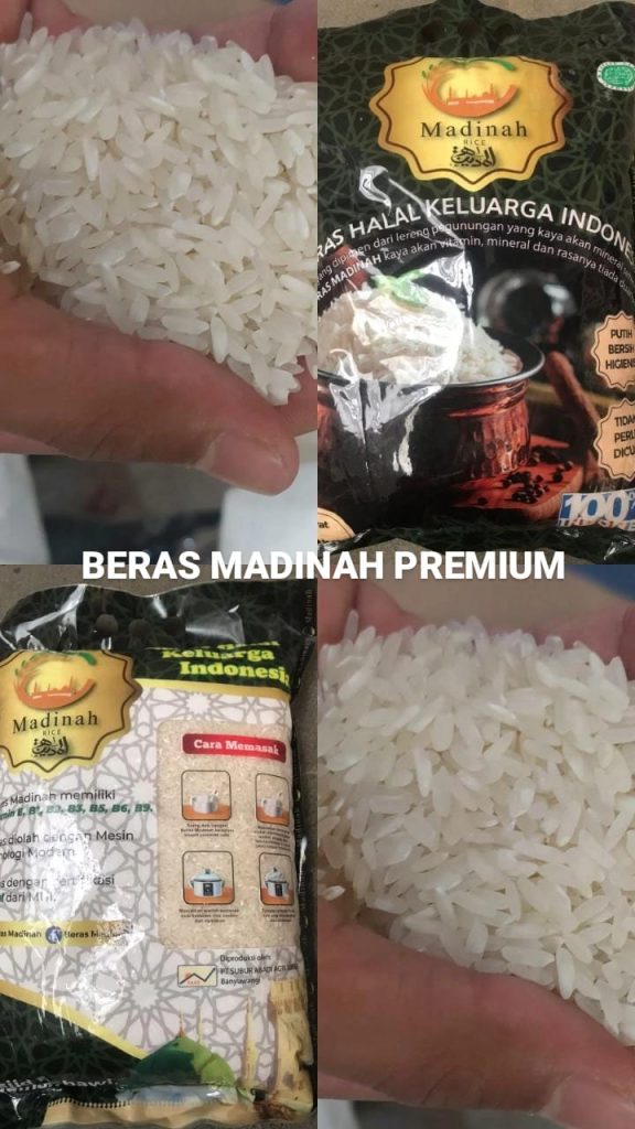 Beras Madinah Hijau, harga beras murah dan berkualitas premium