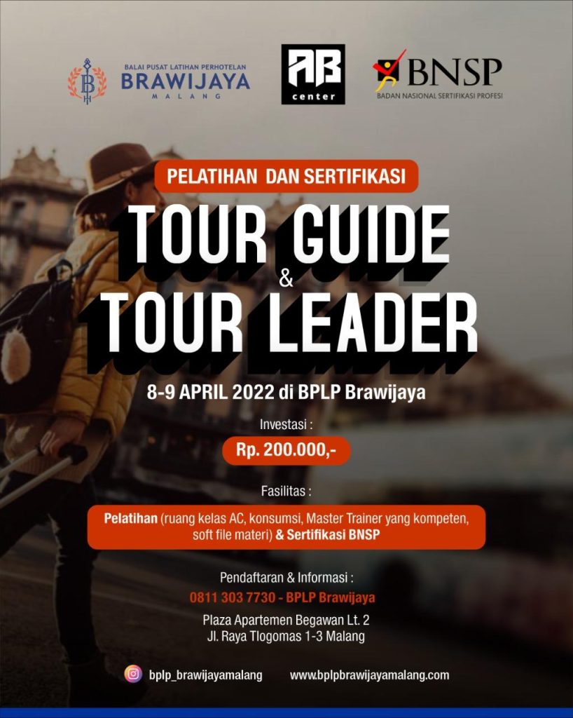 Pelatihan Tour Guide dan Tour Leader BPLP Brawijaya Malang