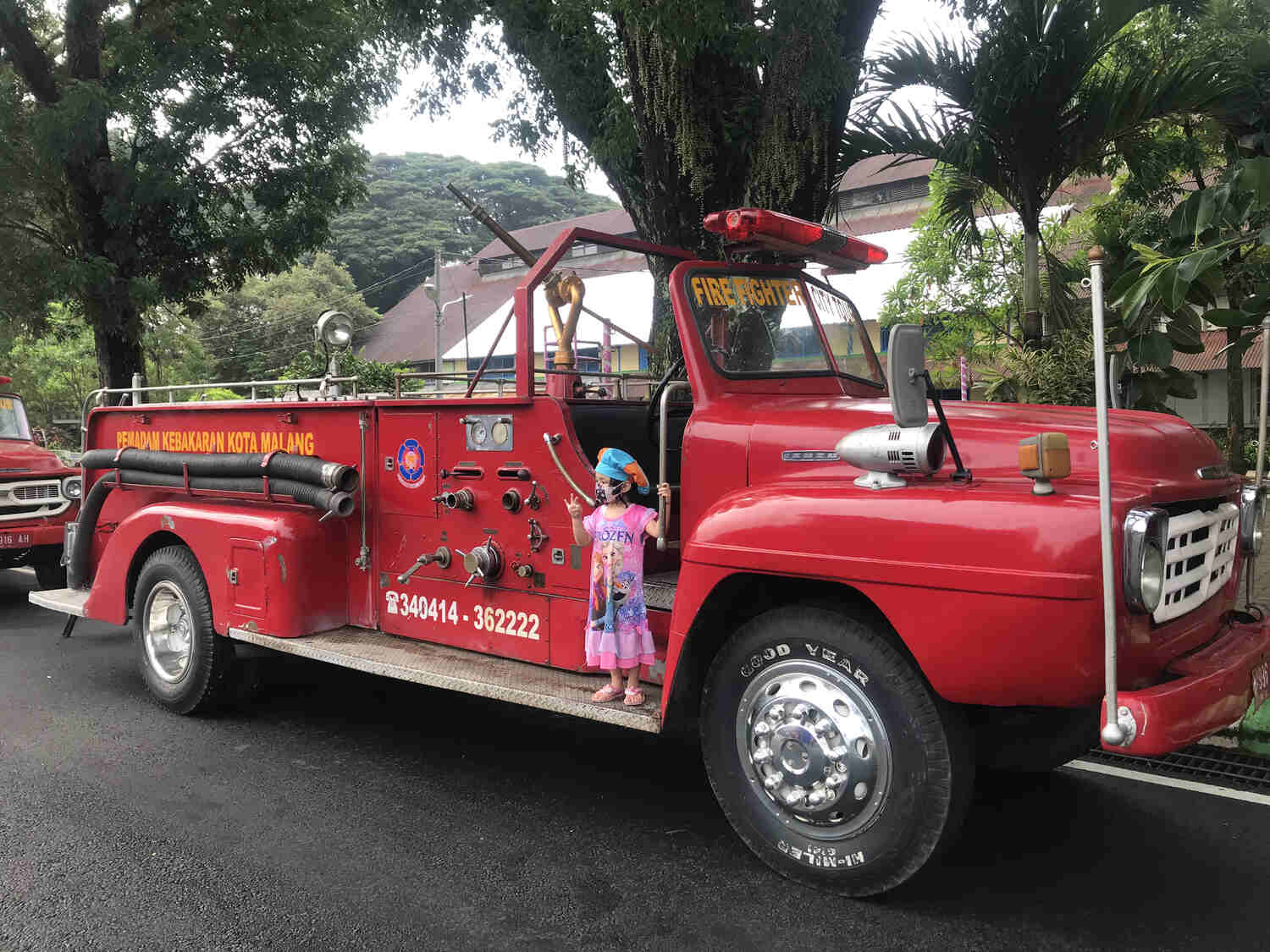 Wisata Mobil Damkar di Dinas Pemadam Kebakaran Kota Malang