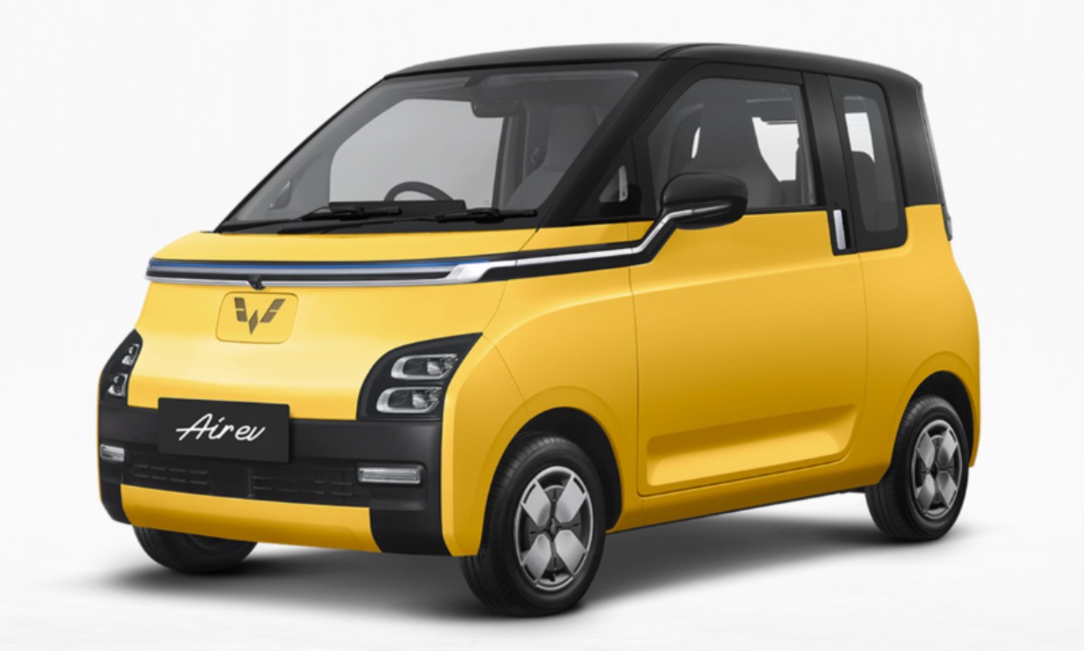 Mobil Listrik Wuling Air EV Warna Kuning